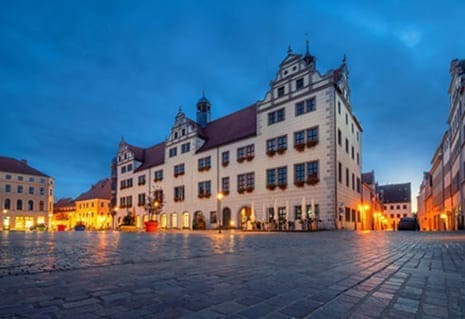 Torgau Marktplatz (El Mercado Local) (Berlín y Sajonia, ALEMANIA)