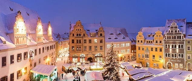 Meißen Marktplatz (Valle del Elba, ALEMANIA)