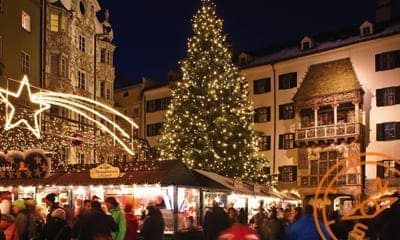 Christkindlmarkt in der Innsbrucker Altstadt - Mercado de Navidad del casco antiguo