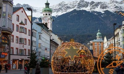 Weihnachtsmarkt in der Maria Theresien Straße - Mercado de Navidad en Maria Theresien Straße