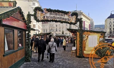 Altwiener Christkindlmarkt Freyung - Antiguo mercadillo navideño en la plaza Freyung